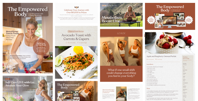 Brand Refresh for a Wellness and Coaching Brand | Lo Rox